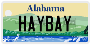 HAYBAY  license plate in AL