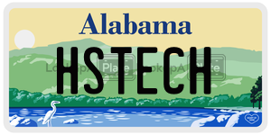 HSTECH  license plate in AL