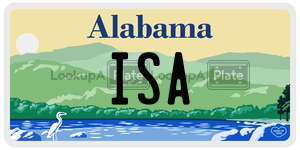 ISA  license plate in AL