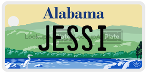 JESSI  license plate in AL