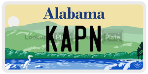 KAPN  license plate in AL
