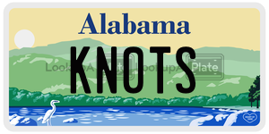 KN0TS  license plate in AL