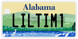 LILTIM1  license plate in AL