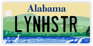 LYNHSTR  license plate in AL