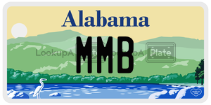 MMB license plate in Alabama