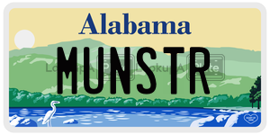 MUNSTR  license plate in AL