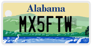 MX5FTW  license plate in AL
