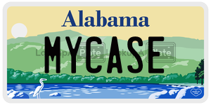 MYCASE  license plate in AL