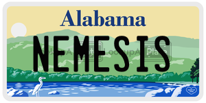 NEMESIS  license plate in AL