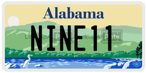 NINE11  license plate in AL