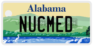 NUCMED  license plate in AL
