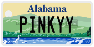 PINKYY  license plate in AL