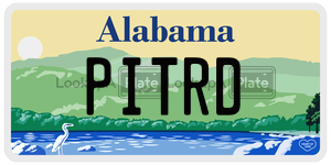 PITRD  license plate in AL