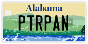 PTRPAN  license plate in AL