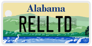 RELLTD  license plate in AL