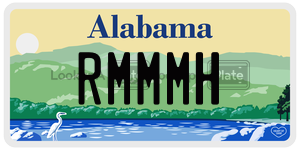 RMMMH  license plate in AL