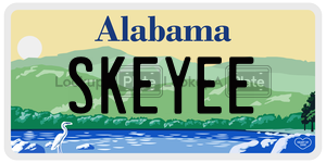 SKEYEE  license plate in AL