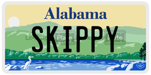 SKIPPY  license plate in AL