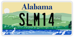 SLM14 license plate in Alabama