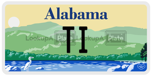 TI  license plate in AL