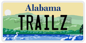 TRAILZ  license plate in AL