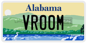 VR00M  license plate in AL