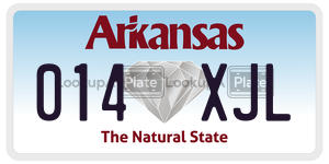 014XJL  license plate in AR