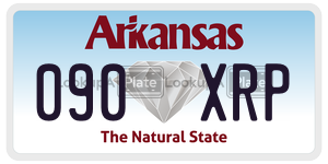 090XRP  license plate in AR