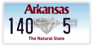 1405  license plate in AR