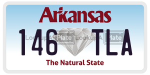 146TLA  license plate in AR