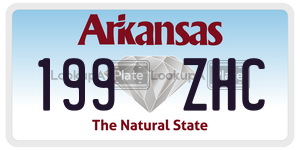 199ZHC  license plate in AR