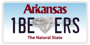 1BEERS  license plate in AR