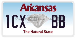 1CXBB  license plate in AR