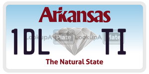 1DLTI  license plate in AR