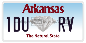1DURV  license plate in AR