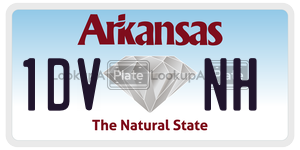 1DVNH  license plate in AR