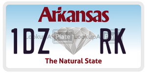 1DZRK  license plate in AR