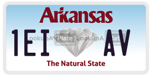 1EIAV  license plate in AR