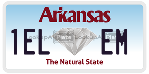 1ELEM  license plate in AR