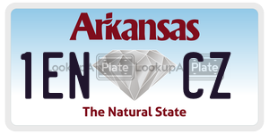1ENCZ  license plate in AR