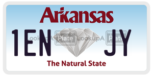 1ENJY  license plate in AR
