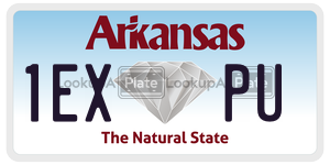 1EXPU  license plate in AR