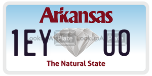 1EYUO  license plate in AR
