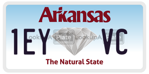 1EYVC  license plate in AR