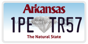 1PETR57  license plate in AR