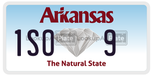 1SO9  license plate in AR