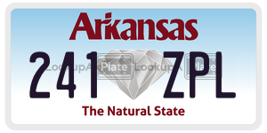 241ZPL  license plate in AR