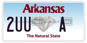2UUA  license plate in AR