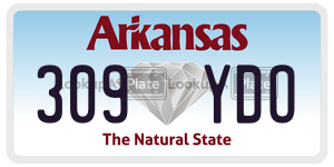 309YDO  license plate in AR