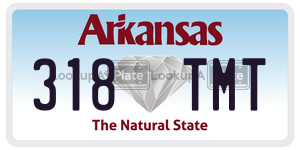 318TMT  license plate in AR